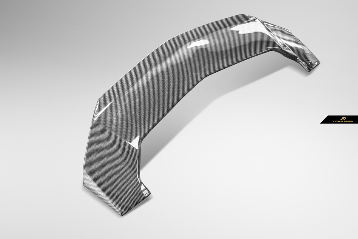 画像15: Lamborghini URUS ウルス リア用 ルーフスポイラー 本物DryCarbon ドライカーボン (15)