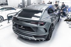 画像5: Lamborghini URUS ウルス リア用 ルーフスポイラー 本物DryCarbon ドライカーボン (5)