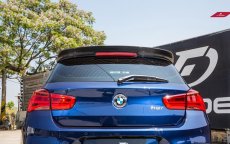 画像1: BMW 1シリーズ F20 後期車 ルーフスポイラー 本物DryCarbon ドライカーボン (1)