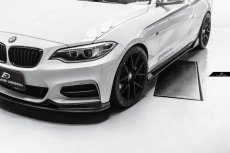 画像3: BMW 2シリーズ F22 Mスポーツ用サイドスカート 本物DryCarbon ドライカーボン (3)