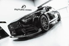 画像3: BENZ メルセデス・ベンツ CLS-Class C257 W257 AMGフロントバンパー用カーボンリップスポイラー 本物DryCarbon ドライカーボン  (3)