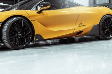 画像9: McLaren マクラーレン 720S サイドスカート 4点セット 本物Drycabon ドライカーボン (9)