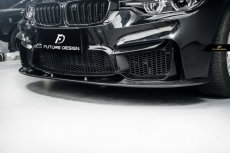 画像2: BMW 3シリーズ F30 セダン F31 ツーリング  社外バンパー専用 フロント リップスポイラー 本物DryCarbon ドライカーボン (2)