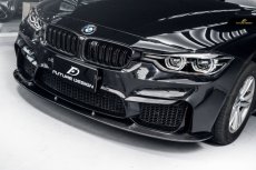 画像3: BMW 3シリーズ F30 セダン F31 ツーリング  社外バンパー専用 フロント リップスポイラー 本物DryCarbon ドライカーボン (3)