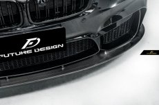 画像6: BMW 3シリーズ F30 セダン F31 ツーリング  社外バンパー専用 フロント リップスポイラー 本物DryCarbon ドライカーボン (6)