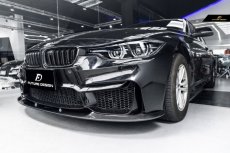 画像7: BMW 3シリーズ F30 セダン F31 ツーリング  社外バンパー専用 フロント リップスポイラー 本物DryCarbon ドライカーボン (7)