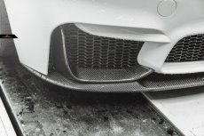 画像2: BMW 3シリーズ F30 セダン F31 ツーリング  社外バンパー専用 フロント リップスポイラー 3点セット 本物DryCarbon ドライカーボン (2)