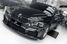 画像5: BMW 3シリーズ F30 セダン F31 ツーリング  社外バンパー専用 フロント リップスポイラー 本物DryCarbon ドライカーボン (5)