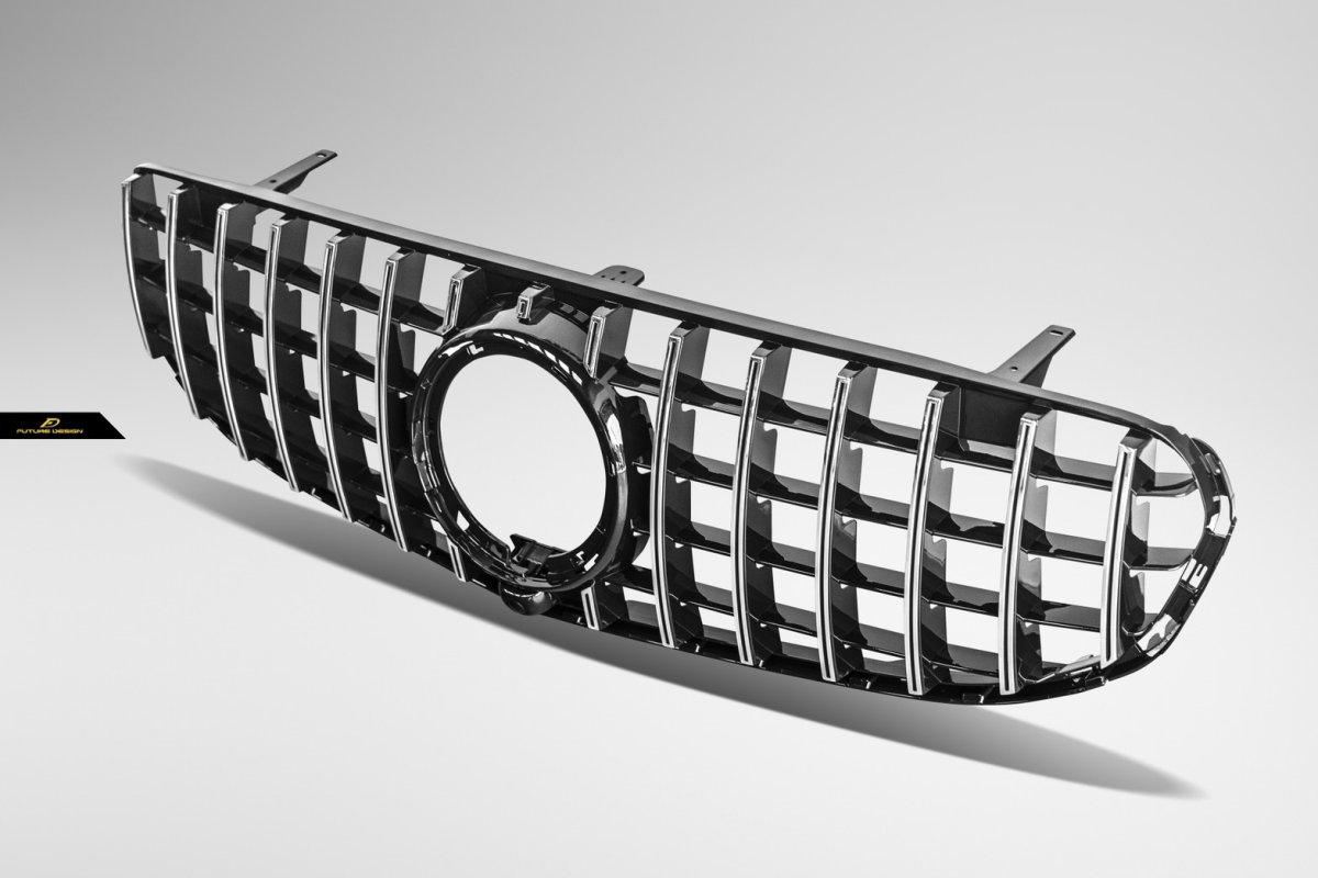 画像3: BENZ メルセデス・ベンツ W253 X253 C253 ノーマル後期専用 パナメリカーナ GTR ブラック仕様 グリル  (3)