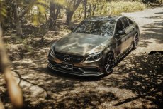 画像5: BENZ メルセデス・ベンツ C-Class W205 C205 S205 社外バンパー専用 C63ED1 アンダー リップスポイラー 本物Drycarbon ドライカーボン (5)