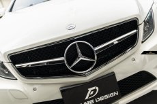 画像1: BENZ メルセデス・ベンツ E-Class C207 クーペ 前期車 フロント用 スターグリル 艶ありブラック・メッキ (1)