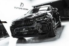 画像3: BMW Xシリーズ X6 G06 F96 前期車 フロント用艶ありブラック キドニーグリル センターグリル X6M (3)