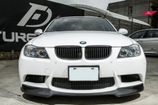 画像3: BMW 3シリーズ E90 セダン E91 ツーリング 前期車 M3ルック フロントバンパー改造専用 リップスポイラー 本物Drycarbon ドライカーボン (3)