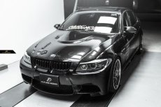 画像4: BMW 3シリーズ E90 セダン E91 ツーリング 前期車専用 改造用 M3ルック フロントバンパー グリル付き (4)
