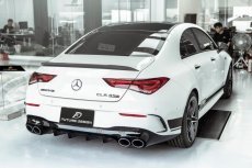 画像7: BENZ メルセデス・ベンツ CLA-Class W118 トランク用リアスポイラー 本物DryCarbon ドライカーボン ED1  (7)