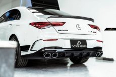 画像3: BENZ メルセデス・ベンツ CLA-Class W118 C118 リア ディフューザー CLA45 ルック エアロ カスタム (3)