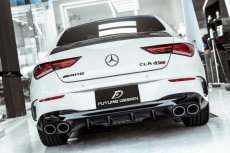 画像1: BENZ メルセデス・ベンツ CLA-Class W118 C118 リア ディフューザー CLA45 ルック エアロ カスタム (1)