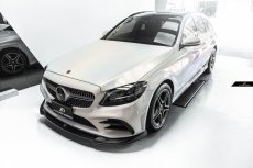 画像11: BENZ メルセデス・ベンツ C-Class W205 C205 S205 後期車専用 フロント リップスポイラー 本物Drycarbon ドライカーボン (11)