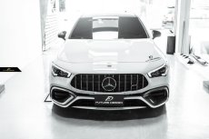 画像11: BENZ メルセデス・ベンツ CLA-Class W118 CLA45フロントバンパー用 エアベントカバー ガーニッシュ 本物DryCarbon ドライカーボン (11)