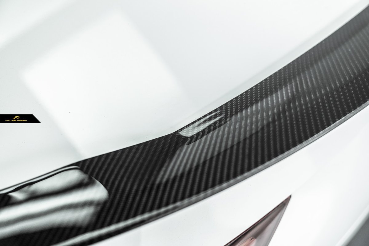 画像4: BENZ メルセデス・ベンツ CLA-Class W118 トランク用リアスポイラー 本物DryCarbon ドライカーボン  (4)