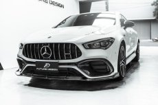 画像3: BENZ メルセデス・ベンツ CLA-Class W118 CLA45フロントバンパー用リップスポイラー 本物DryCarbon ドライカーボン (3)