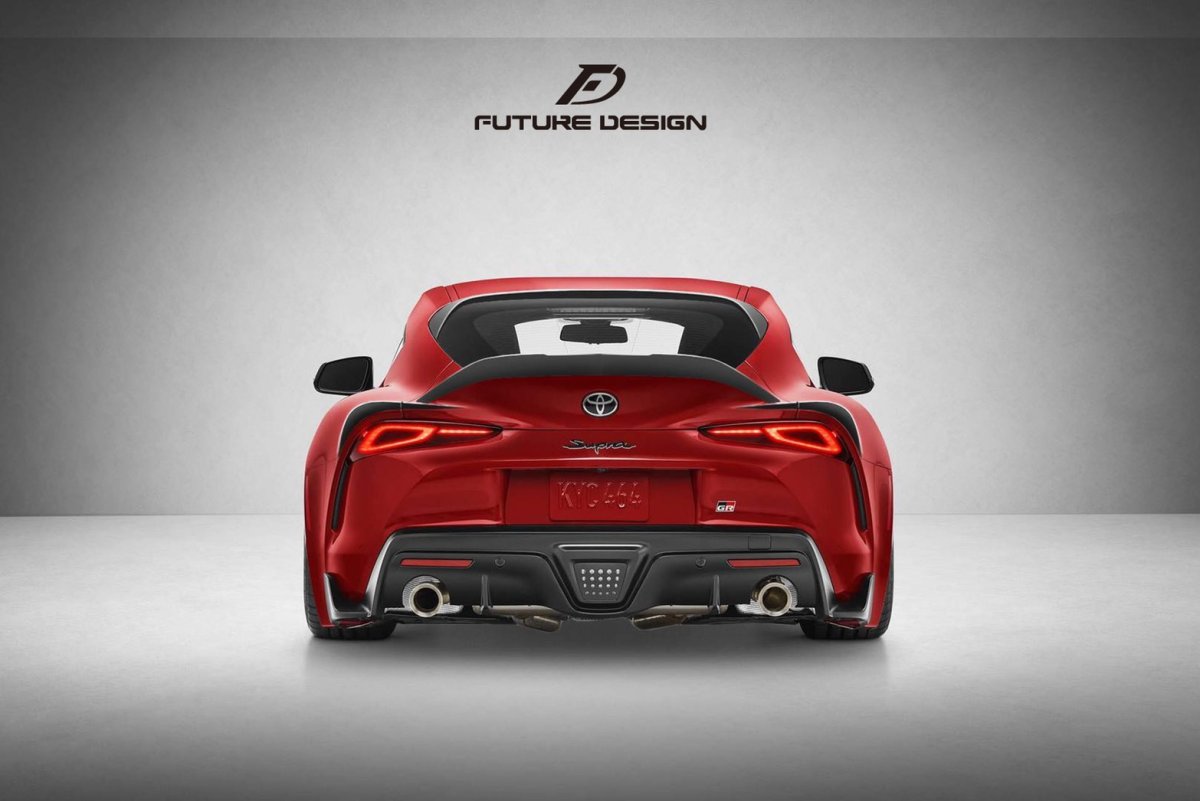 画像10: TOYOTA トヨタ A90 SUPRA スープラ SZ SZ-R RZ アイライン 4点セット リアスポイラー 本物Drycarbon ドライカーボン (10)