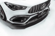 画像4: BENZ メルセデス・ベンツ CLA-Class W118 CLA45フロントバンパー用リップスポイラー 本物DryCarbon ドライカーボン (4)