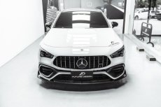 画像7: BENZ メルセデス・ベンツ CLA-Class W118 CLA45フロントバンパー用リップスポイラー 本物DryCarbon ドライカーボン (7)