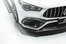 画像2: BENZ メルセデス・ベンツ CLA-Class W118 CLA45フロントバンパー用リップスポイラー 本物DryCarbon ドライカーボン (2)