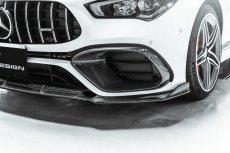 画像10: BENZ メルセデス・ベンツ CLA-Class W118 CLA45フロントバンパー用リップスポイラー 本物DryCarbon ドライカーボン (10)