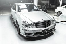 画像3: BENZ メルセデス・ベンツ E-Class W211  E63ルック 改造用 フロントバンパー エアロ カスタム グリル付 (3)