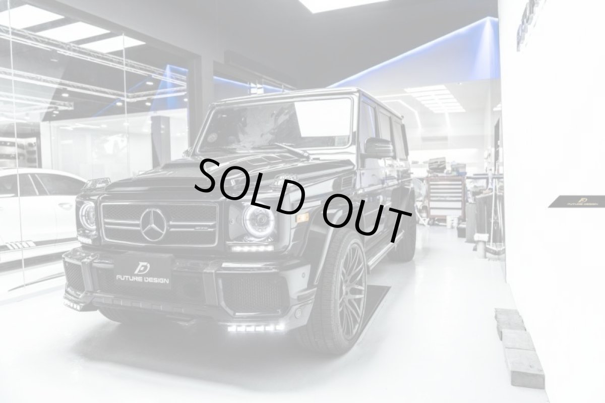 画像7: BENZ メルセデス・ベンツ W463 G-Class ボンネットフード 本物DryCarbon ドライカーボン (7)