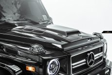 画像5: BENZ メルセデス・ベンツ W463 G-Class ボンネットフード 本物DryCarbon ドライカーボン (5)