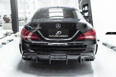 画像6: BENZ メルセデス・ベンツ CLAクラスW117 AMGリアバンパー用ディフューザー スポイラー 本物DryCarbon ドライカーボン (6)