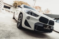 画像3: BMW X2 F39 フロント用艶ありブラック キドニーグリル センターグリル S1  (3)