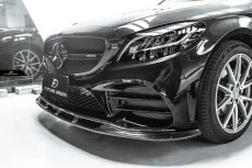 画像7: BENZ メルセデス・ベンツ C-Class W205 C205 S205 後期車専用 フロント リップスポイラー 本物Drycarbon ドライカーボン (7)