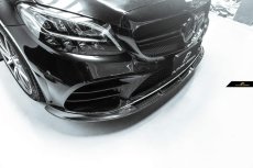 画像16: BENZ メルセデス・ベンツ C-Class W205 C205 S205 後期車専用 フロント リップスポイラー 本物Drycarbon ドライカーボン (16)