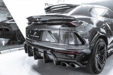 画像8: Lamborghini URUS ウルス リアバンパー用 リアディフューザー 本物DryCarbon ドライカーボン (8)