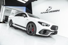 画像8: BENZ メルセデス・ベンツ CLA-Class W118 サイドスカート スポイラー 本物DryCarbon ドライカーボン (8)