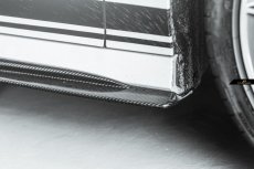 画像4: BENZ メルセデス・ベンツ CLA-Class W118 AMGサイドステップ用スカート スポイラー 本物Drycarbon (4)