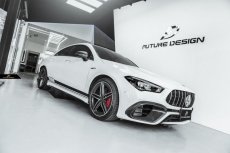 画像7: BENZ メルセデス・ベンツ CLA-Class W118 AMGサイドステップ用スカート 本物DryCarbon ドライカーボン (7)