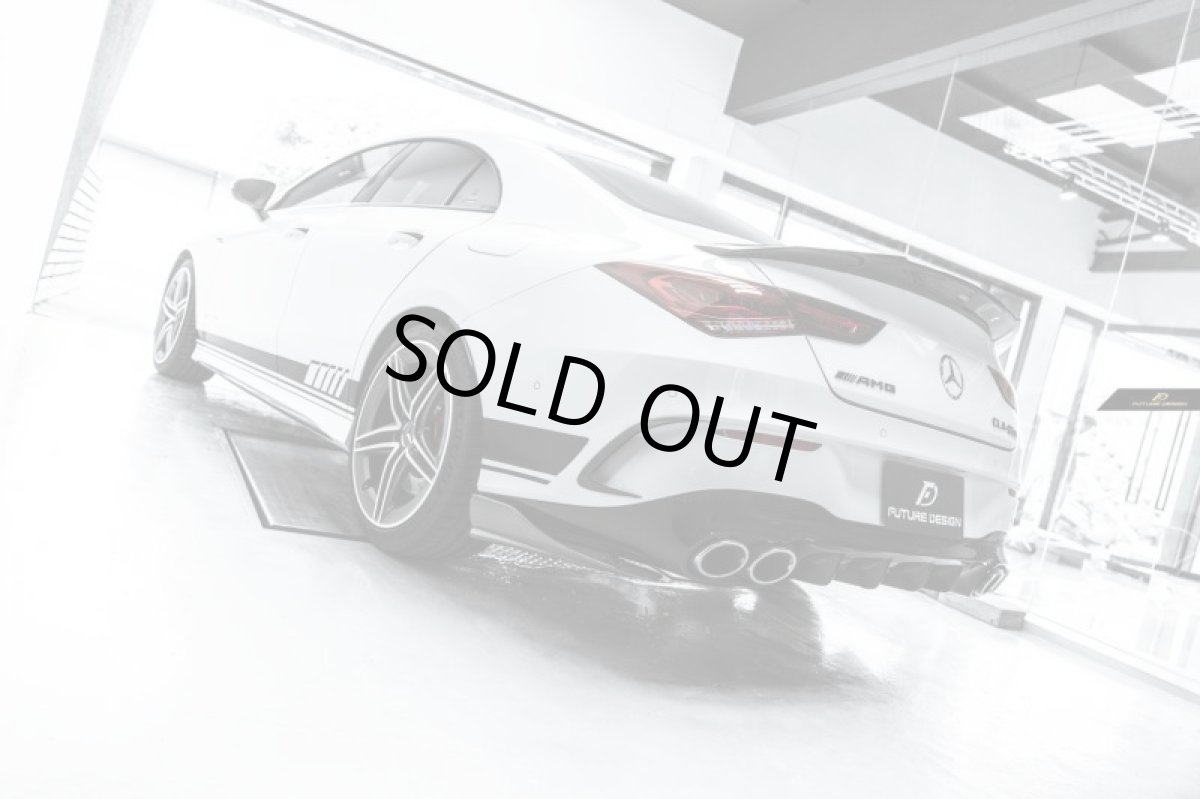 画像6: BENZ メルセデス・ベンツ CLA-Class W118  リア スプリッター スポイラー 本物DryCarbon ドライカーボン (6)