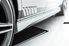 画像6: BENZ メルセデス・ベンツ CLA-Class W118 AMGサイドステップ用スカート 本物DryCarbon ドライカーボン (6)