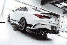 画像7: BENZ メルセデス・ベンツ CLA-Class W118 サイドスカート スポイラー 本物DryCarbon ドライカーボン (7)