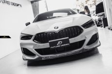 画像6: BMW 8シリーズ G14 G15 G16 Mスポーツ フロント用 リップスポイラー 本物DryCarbon ドライカーボン (6)