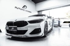 画像16: BMW 8シリーズ G14 G15 Mスポーツ用 サイドスカート 本物DryCarbon ドライカーボン (16)