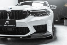 画像9: BMW 5シリーズ F90 M5 フロントバンパー用リップスポイラー DryCarbon 本物ドライカーボン (9)
