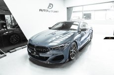 画像18: BMW 8シリーズ G14 G15 G16 Mスポーツ フロント用 リップスポイラー 本物DryCarbon ドライカーボン (18)