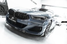 画像14: BMW 8シリーズ G14 G15 G16 Mスポーツ フロント用 リップスポイラー 本物DryCarbon ドライカーボン (14)