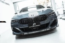 画像13: BMW 8シリーズ G14 G15 G16 Mスポーツ フロント用 リップスポイラー 本物DryCarbon ドライカーボン (13)
